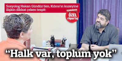 “HALK VAR, TOPLUM YOK”