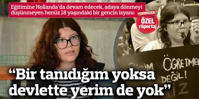 “Bir tanıdığım yoksa devlette yerim de yok”