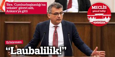 Erhürman: Laubalilik!