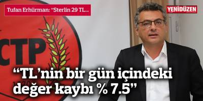 “TL'nin bir gün içindeki değer kaybı % 7.5”