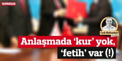 Anlaşma değil yönetim devri!