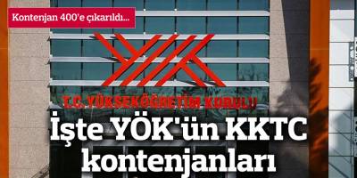 İşte YÖK'ün KKTC kontenjanları