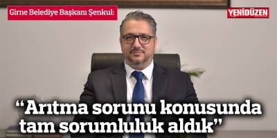 Şenkul: “Arıtma sorunu konusunda tam sorumluluk aldık”