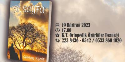 “57.Sayfa”nın tanıtım ve imza etkinliği pazartesi