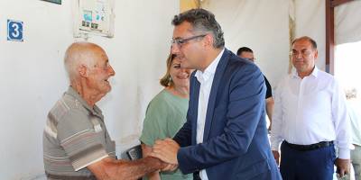 Erhürman, Yiğitler ve Dilekkaya’yı ziyaret etti