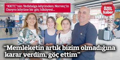 “Memleketin artık bizim olmadığına karar verdim, göç ettim”