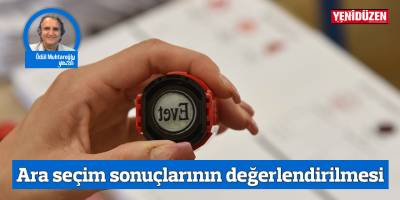 Ara seçim sonuçlarının değerlendirilmesi