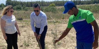 Alpet Kıbrıs, Haspolat Bölgesi’nde oluşturulan Şampiyon Melekler Koruluğu’na fidan dikti
