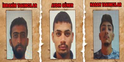 Kaçtılar, araba çaldılar, yakalandılar