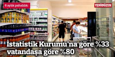 İstatistik Kurumu’na göre %33 vatandaşa göre %80