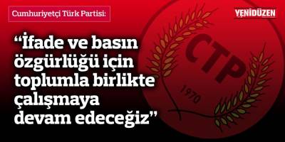 “İfade ve basın özgürlüğü için toplumla birlikte çalışmaya devam edeceğiz”