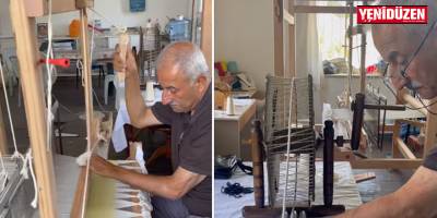 Akçay’da ipek dokuması yapılıyor