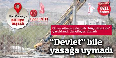 “Devlet” bile yasağa uymadı