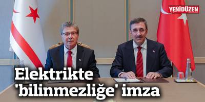 Elektrikte 'bilinmezliğe' imza