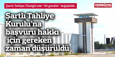 Şartlı Tahliye Kurulu’na başvuru hakkı için gereken zaman düşürüldü