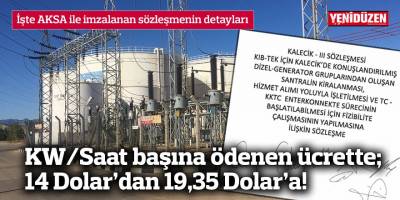 İşte AKSA ile imzalanan sözleşmenin detayları!