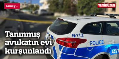 Tanınmış avukatın evi kurşunlandı