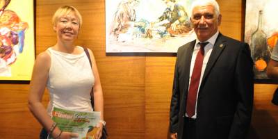 “2. Uluslararası Güzelyurt Sanat Buluşması” sergisi açıldı