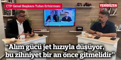 Erhürman: Alım gücü jet hızıyla düşüyor, bu zihniyet bir an önce gitmelidir