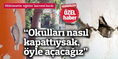 Hükümetin ‘eğitim’ karnesi kırık