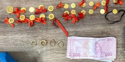 Misafirliğe gittiği evde 22 adet cumhuriyet altını, 4 adet yüzük ve 5000 TL nakit parayı çaldı