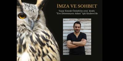 Öztürk’ün son kitabı “Evine Dönemeyen Adam” Cuma günü tanıtılacak