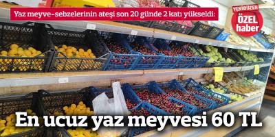En ucuz yaz meyvesi 60 TL