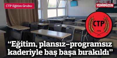 “Eğitim, plansız-programsız kaderiyle baş başa bırakıldı”