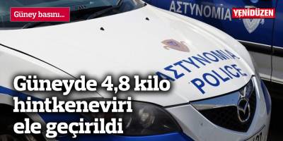 Güneyde 4,8 kilo hintkeneviri ele geçirildi