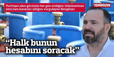 “Halk bunun hesabını soracak”