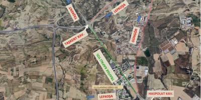 Haspolat Kavşağı- Taşkent Kavşağı arası yol çalışma nedeniyle bir hafta kapalı olacak