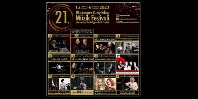 21. Uluslararası Kuzey Kıbrıs Müzik Festivali 15 Eylül’de başlıyor
