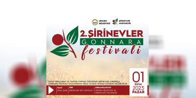 2. Şirinevler Gonnara Festivali 1 Ekim'de yapılacak