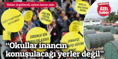 “Okullar inancın konuşulacağı yerler değil”
