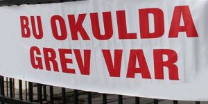 38 okulda GREV, meclis önünde EYLEM