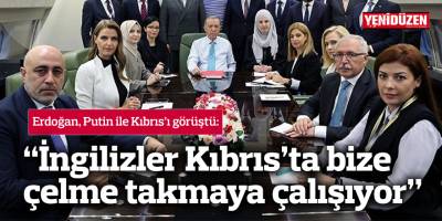 Tayyip Erdoğan, Putin ile Kıbrıs’ı görüştü