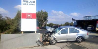 Güzelyurt’ta kaza: 3 yaralı