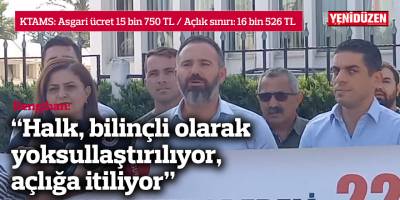 KTAMS: Asgari ücret 15 bin 750 TL / Açlık sınırı: 16 bin 526 TL