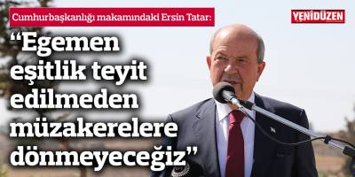 Ersin Tatar yine başladı