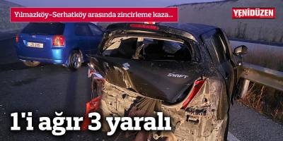 Yılmazköy-Serhatköy arasında zincirleme kaza…