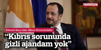Hristodulidis: “Kıbrıs Türk toplumunu kazanmak önemli”