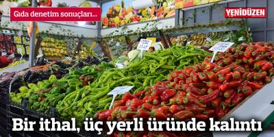 Gıda denetimleri: Bir ithal, üç yerli üründe kalıntı