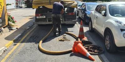 Girne Belediyesi kanalizasyon hatlarında temizlik ve bakım çalışmaları başlattı