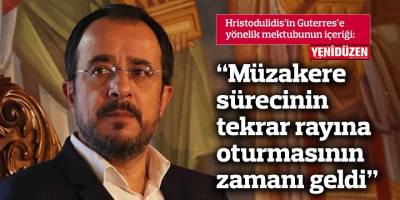 "Müzakere sürecinin tekrar rayına oturmasının zamanı geldi"