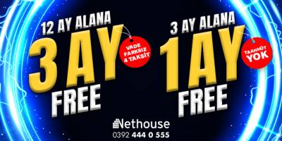 Nethouse’dan ‘Bedava Ay’ kampanyası
