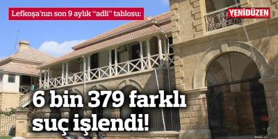 Lefkoşa’nın son 9 aylık “adli” tablosu