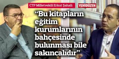 Şahali: “Bu kitapların eğitim kurumlarının bahçesinde bulunması bile sakıncalıdır”