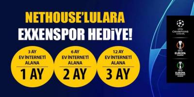 Avrupa maçları Nethouse’lulara hediye!