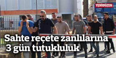 Sahte reçete zanlılarına 3 gün tutukluluk