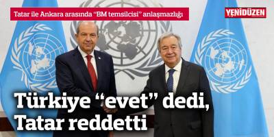 Türkiye “evet” dedi, Tatar reddetti